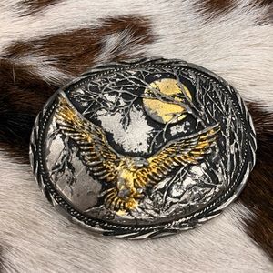 EAGLE MOON TREE BUCKLE